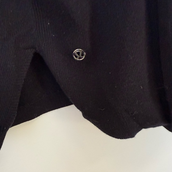 LULULEMON BRING IT BACKBEND SWEATER Black Boolux Cashmere Blend - Picture 6 of 8